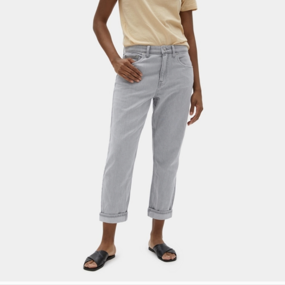 Everlane The Summer Super-Soft Relaxed Jean in Ash, like new